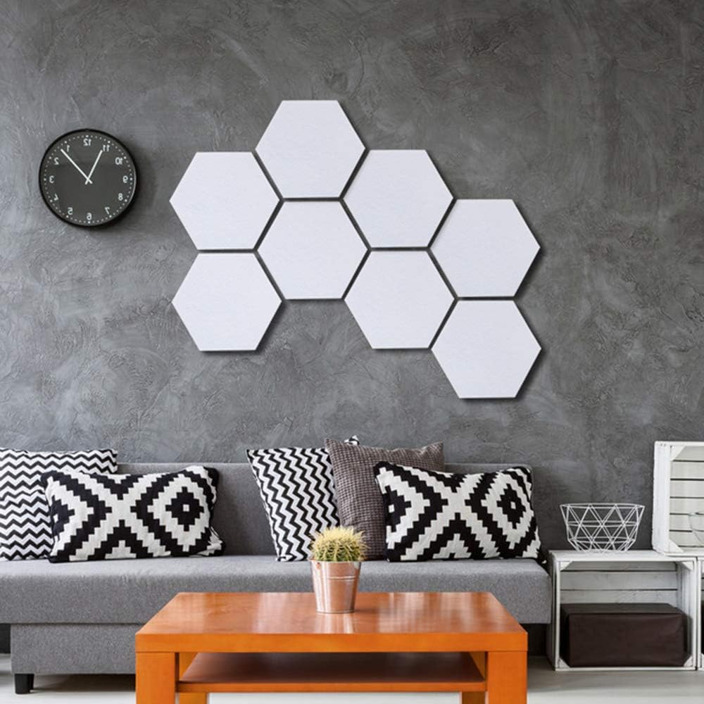 3Felt Hexagon Bulletin Board with 20 Pins - Image 4