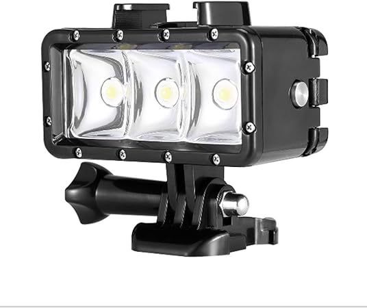 Amazon Orsda 水中ライト ストロボ Gopro 30m 防水 小型ledライト 3灯 コンパクトデジタルカメラ ウェアラブルカメラ用 スキューバ ダイビング プール ビーチ キャンプ向け ふさわしいgopro Xiaoyi Sjcam ウェアラブルカメラ Or007 ウェアラブルカメラ用マウント