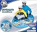 Aqua Leisure Uncle Bob's Winter Inflatable Round Air Penguin Snow Tube Sled for 2 (Two) Riders on Sledding Hill, Fast yet Safe, with 4 (Four) Big Durable Grip Handles and Repair Kit, 48
