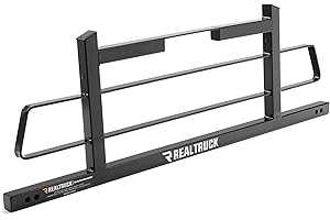 RealTruck BACKRACK Original Rack Frame Only | Black, No Drill | 15018 | Fits 1999-2025 Ford F-250/F-350/F-450