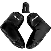 [Upgraded] Ultralight Winter Camping Booties Warm Socks Sleeping Sock for Men & Women,Water-Resistant Warm Soft Cozy for Camp Sleeping Bag Tent Down Booties Foot Warmer