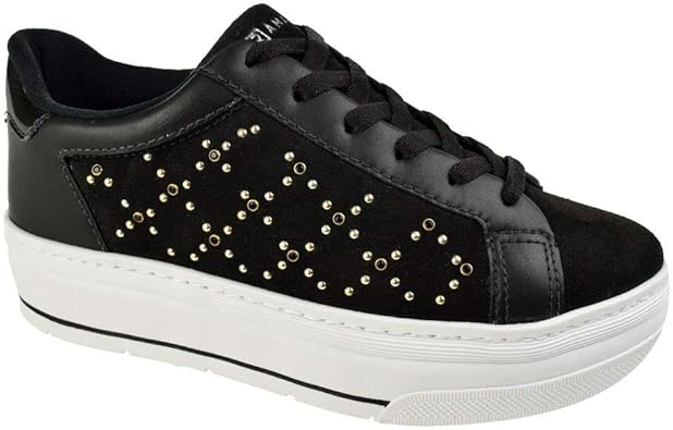 tenis flatform ramarim preto