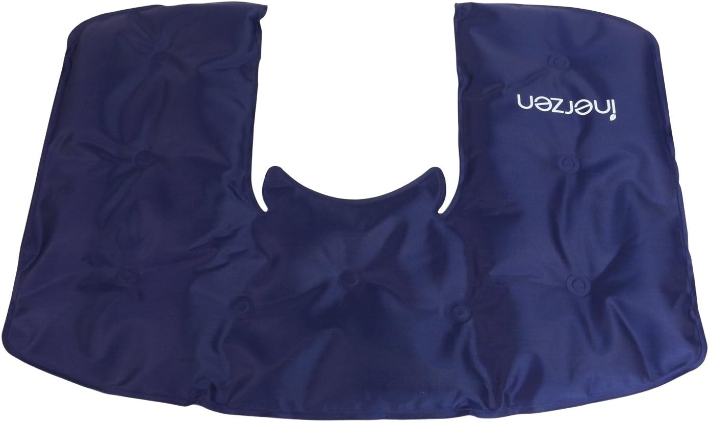 Inerzen Neck and Shoulder Hot and Cold Big Gel Pad Full Coverage Therapy Wrap for Pain, Muscle, Stress Relief - Microwavable and Freezable: Health & Personal Care