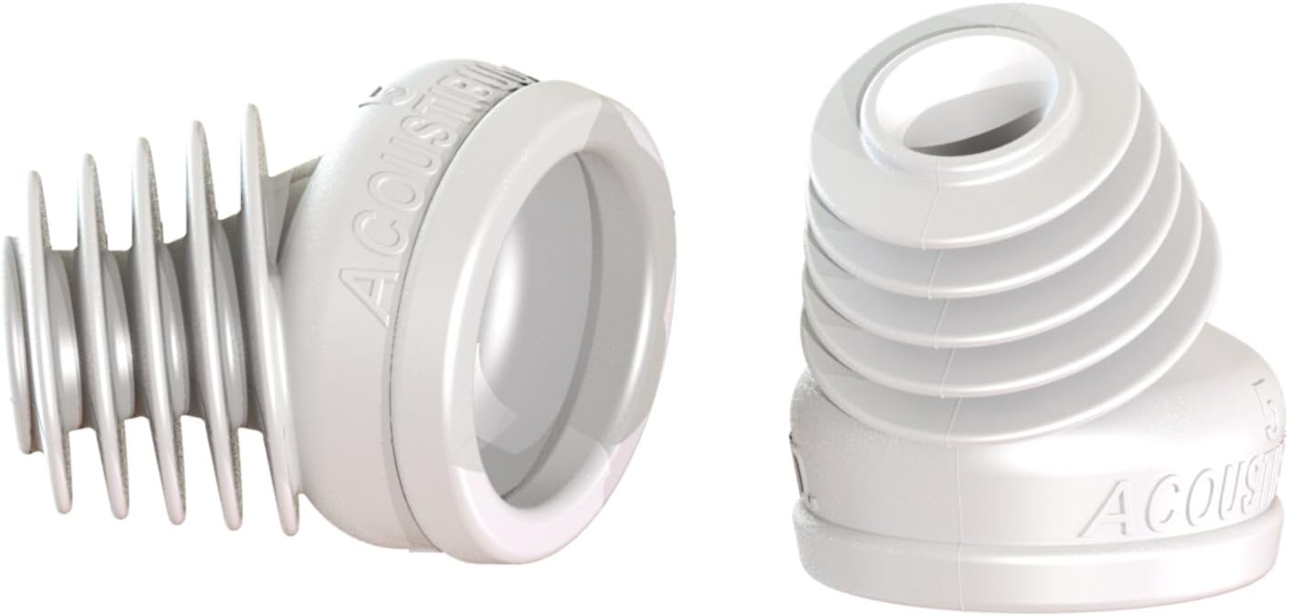 Burton Technologies ABR-WHITE Acoustibuds Original Flexible Tips for earphones and Bluetooth, 3 Pair, 3 Sizes, WHITE - (Discontinued by manufacturer - Replaced by Acoustibuds Model EPB)