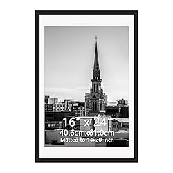 Hoikwo 16x24 Black Picture Frame, Display Pictures