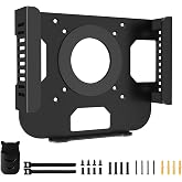 Metal Mount for Mac mini M1 M2，Monitor VESA Mount or Under Desk Mount and Wall Mount for Mac mini 2011-2023 M1 M2,with Larger Anti-Slip Pads, with Pen Holder.