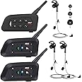 GaiRen Referee Communication System, Referee Headset Intercom with Earphone for Soccer Football Volleyball Official Handball (3 Pack)