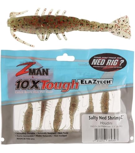 Amazon.com : Z-Man SNS25-326PK6 Salty Ned Shrimpz 2.5
