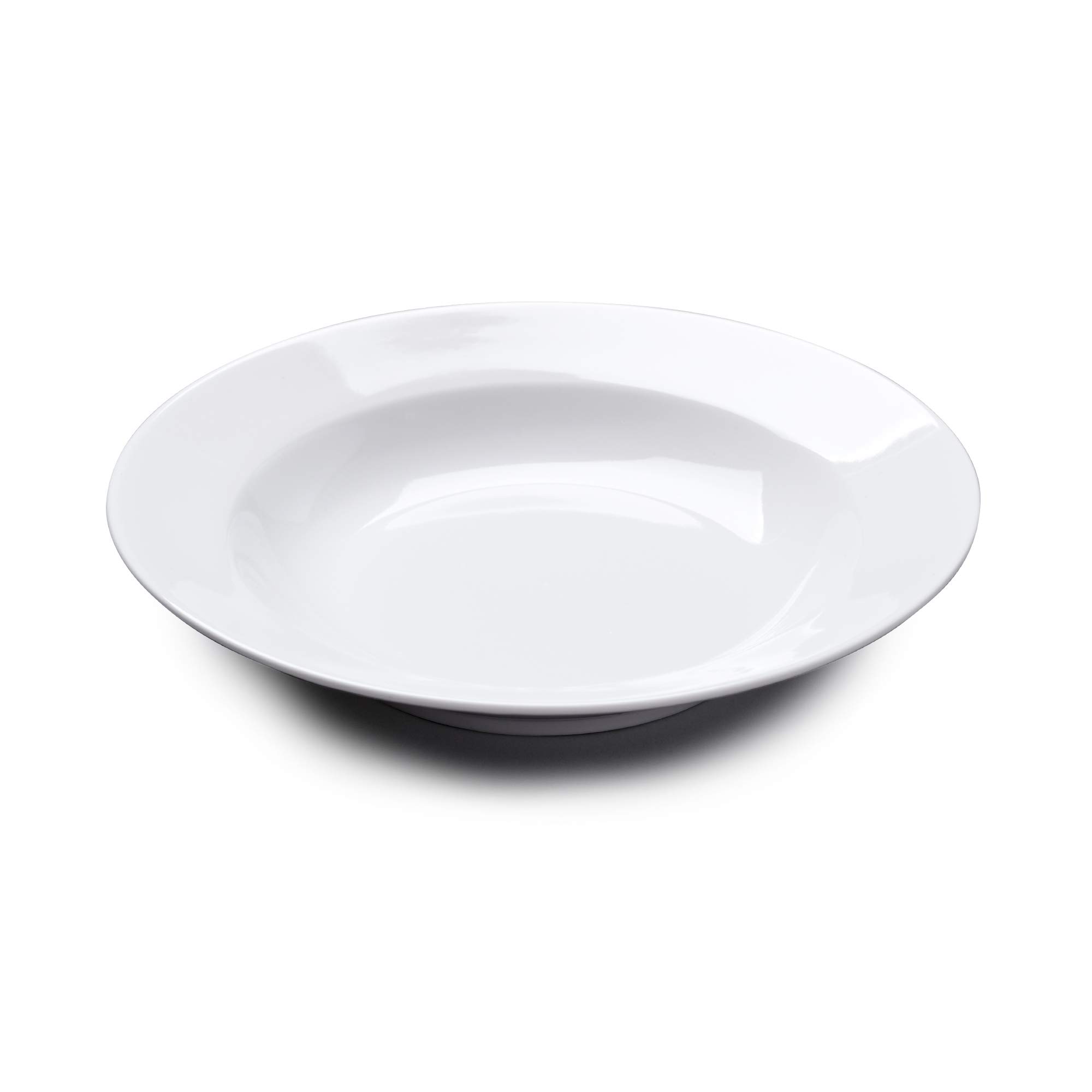 WM Bartleet & Sons 1750 Bartleet & Sons Traditional Porcelain Individual Soup, Cereal, Rice, Noodle, Salad Bowl with Rim 22cm White T384