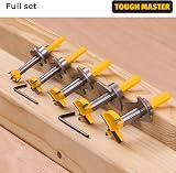 TOUGH MASTER Forstner Bits 5 Pcs Carbide Tip 15–35 mm with Case & Hex Keys view 3