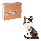 Larcele Cat Micro Building Blocks Animal Set, DIY
