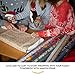 Wrapping Paper Storage Bag Container - Christmas Birthday Wrapping Paper Organizer. Holds 30 inch Rolls. Under The Bed or Hanging Up Wrapping Paper Storage Containers for Bows and Ribbons Organizer