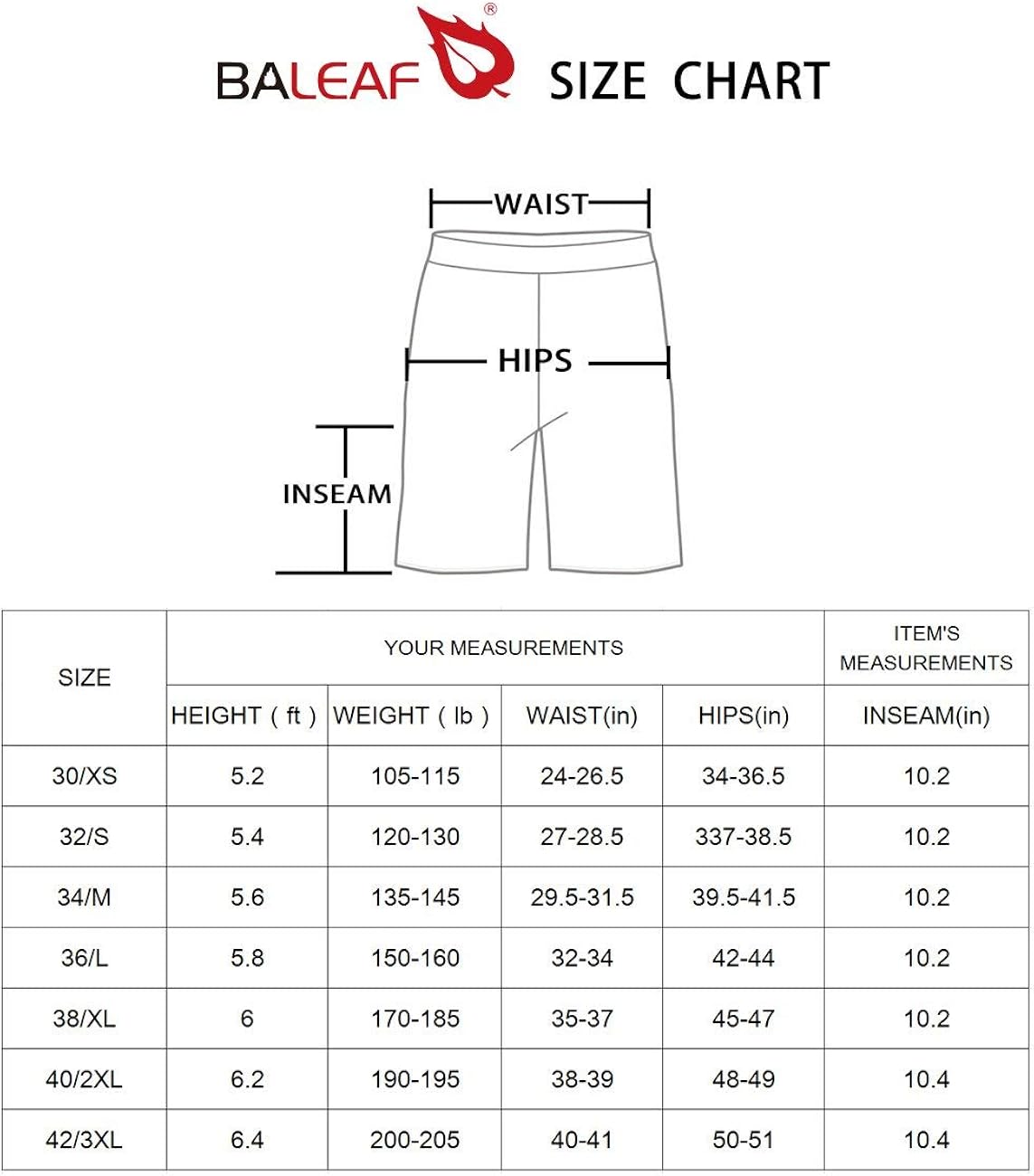 BALEAF Men's Athletic Durable Training Polyester Jammer Swimsuit : Clothing