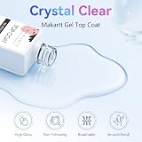 Makartt Gel Top Coat No Wipe 2x10ml Clear Shine Soak Off Cure Needed view 3