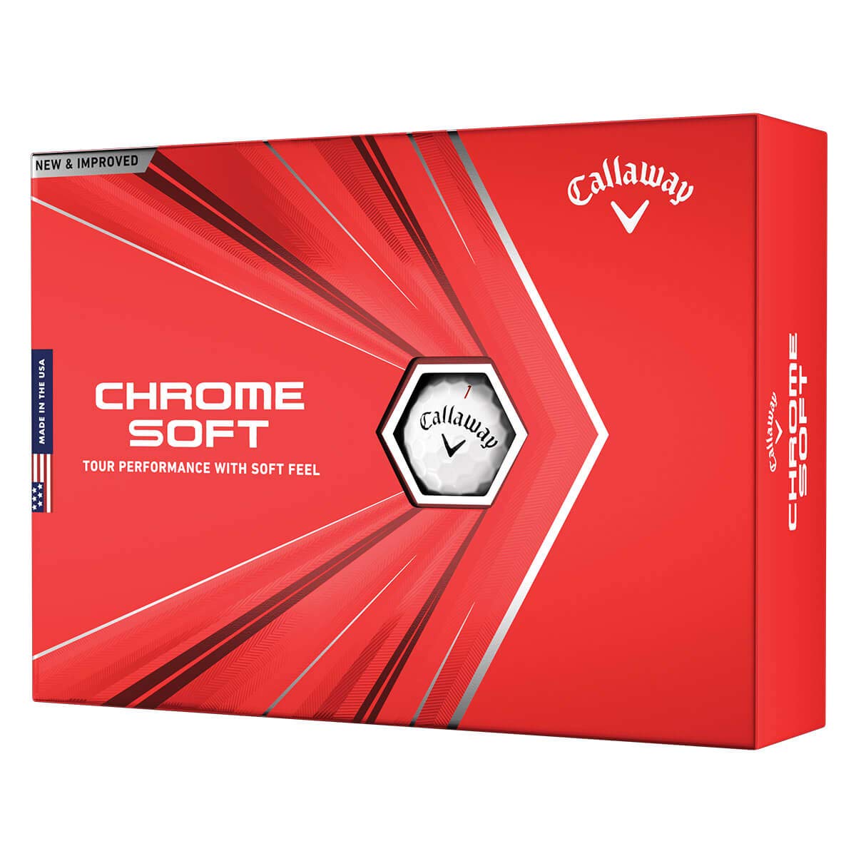 Callaway Golf Chrome Soft Golf Balls 2020,White