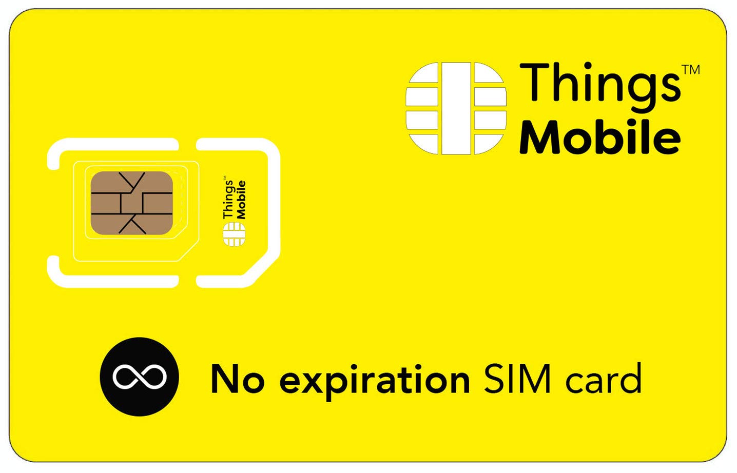 PREPAID DATA SIM CARD WITH NO EXPIRATION DATE - Things Mobile - With Global Coverage And Multi-Operator GSM/2G/3G/4G LTE Network, No Fixed Costs, And Competitive Rates, With €10 Credit Included