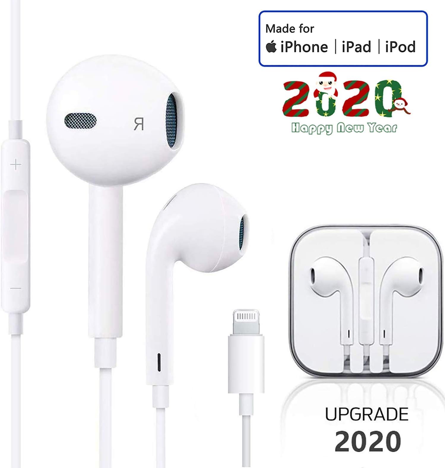 Apple Bluetooth Wireless Headphones,Touch Headphones with Microphone,Auto Pairing, IPX7 Waterproof HIFI Stereo Headphones Compatible with Apple/Airpods/Android/iphone/Airpods2/AirPods Pro