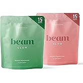 Beam Glow, Hormone Balance for Women, Thyroid Support for Women, Natural Hormone Support Powder with Selenium and Bromelain, PMS Relief, Energy, Hair Skin & Nails, Vegan, No Sugar, 15 Servings
