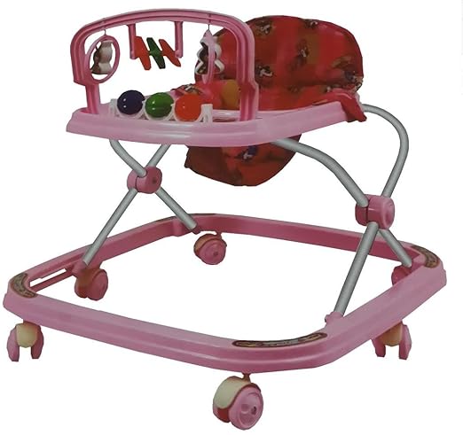 HER HOME Musical Walker with Activity Front (Pink)