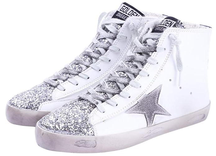 wide width glitter sneakers