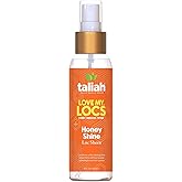 Taliah Waajid Love My Locs Honey Shine Loc Sheen | Daily Moisturizing, Alcohol-Free Refreshing Shine Spray, Hair Scalp Moisturizer 4 fl oz