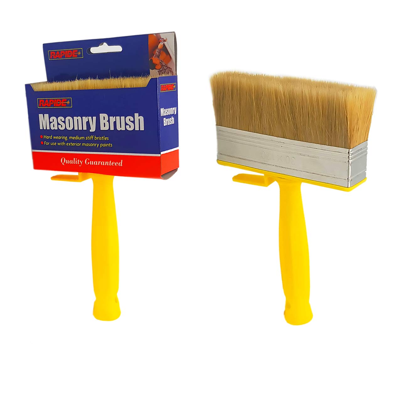 Rapide | Professional Masonry Brush| 115mm (4½")| Large Medium Stiff Bristles