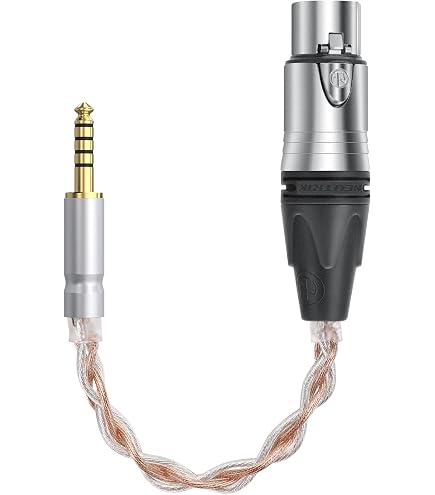 SILVER RUNNING製XLRBooster＋XLR 4.4mmアダプタ Amazon.com: GEEKRIA 4-Pin XLR Balanced Male to 4.4mm Balanced