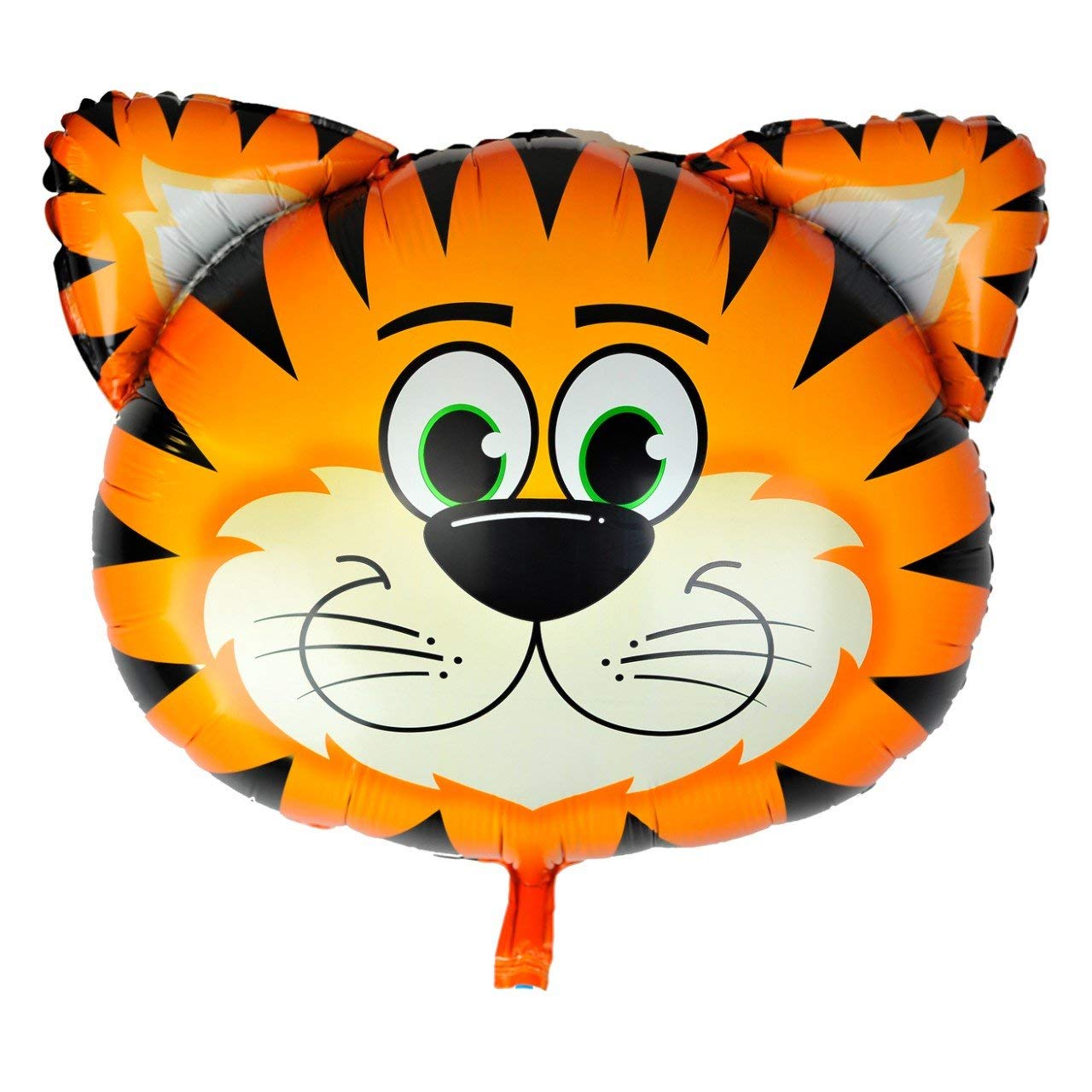 Happium 24'' Jungle Safari, Farm Animal Foil Balloon Animals, Balloons Animals Kids Birthday, Perfect for Kids Birthday Party Decoration (Tiger)