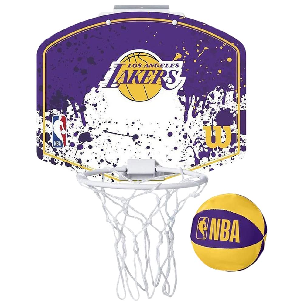 WILSON NBA Team Mini Basketball Hoop - Los Angeles Lakers