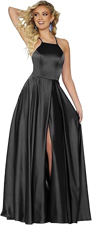 wrap prom dress
