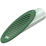 4 in. Green Angled Drainage Grate Yard Drain, Yard
