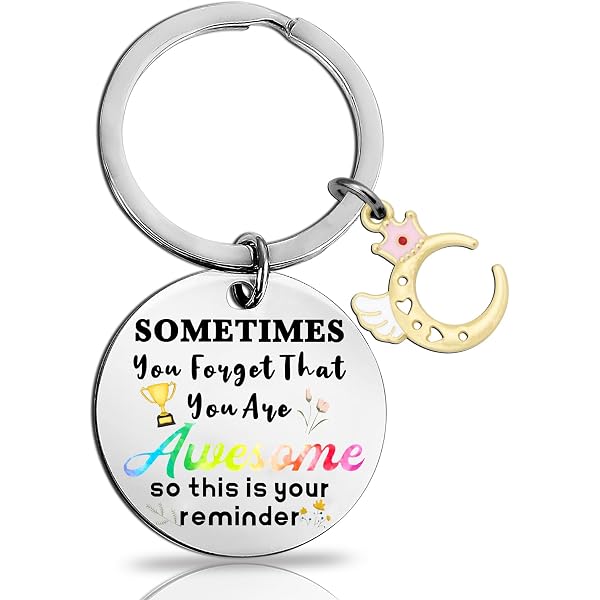 Llavero Motivacional En Forma De Corazón - Regalo Inspirador Para Mujeres Y Amigas