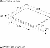 Bosch Series 6 Built-in Induction Hob 80 cm Black view 9