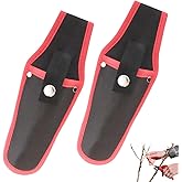 TWZKXC 2 Pcs Leather Pruner Holster, Portable Sheath Tool Holster Shears Hanging Pouch Pruner Plier Pouch Plier Holder Gardening Scissors Tool Holder for Garden Shears