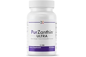 Stop Aging Now PurZanthin Ultra Natural Astaxanthin 12 MG Softgels (1 Pack)