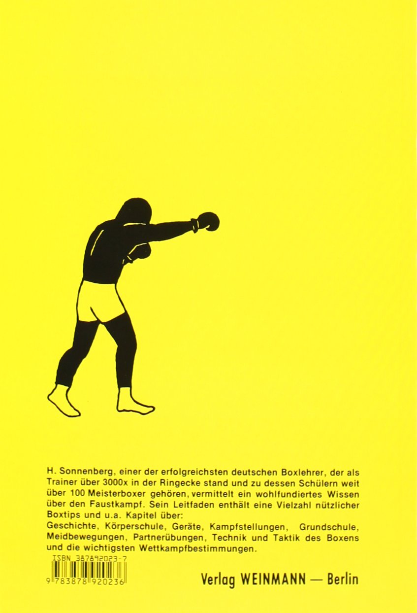Boxen Fechten Mit Der Faust Amazon De Sonnenberg Herbert Bucher