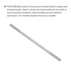 METALLIXITY Double Ended Stud Screws