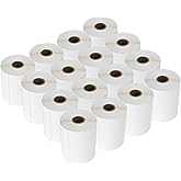 L LIKED 4000 Count 4" x 6" Direct Blank Thermal Shipping Labels with 250 Labels/Roll - Compatible with Zebra 2844 ZP-450 ZP-500 ZP-505 (16 Rolls)