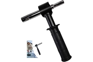 Ice Auger Drill Adapter Ice Fishing Attachment, Metal, Sturdy, Replacement, Conversion, Sturdy Drill Converter for Ice Fishin