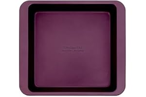 KitchenAid 9in Nonstick Aluminized Steel Square Cake Pan, Beetroot