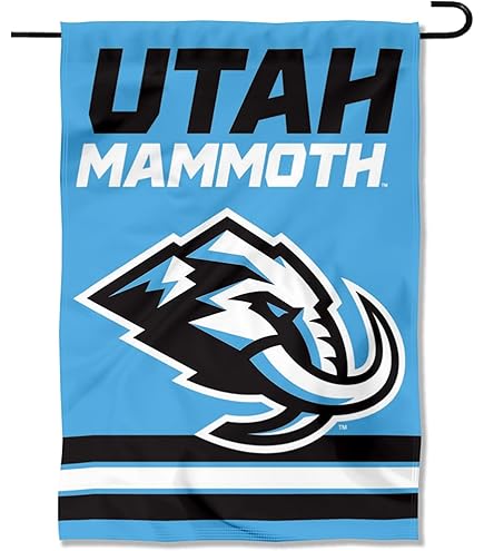 WinCraft Bandiera Utah Hockey Club 90x150 Cm – Logo Ufficiale First Logo, Poliestere 150D Con Occhielli Metallici