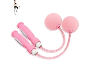 Agicogeo Cordless Jump Ropes, Bod Ropes Beachbody Mbf, Best for Fitness and Weight Loss, Ropeless Jump Rope with Weighted Ball for Women, Men