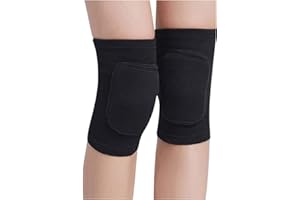 Caviotess Kids Teens Protective Knee Pads, Anti-Slip Padded Sponge Knee Brace Knee Support for Football Volleyball Dance Skating Basketball Sports