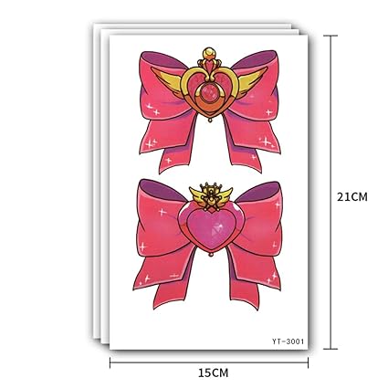 2pcs Couleur Autocollant De Bras De Fleur De Tatouage