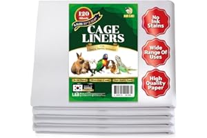 HA SHI Bird Cage Liner - 120 Acid-Free Newsprint Sheets, 31" x 21.5", 5.5 lb - Perfect for Packing, Pet Cages, Non-Toxic & Safe for Birds, Ideal for Crafts, Shipping, Moving