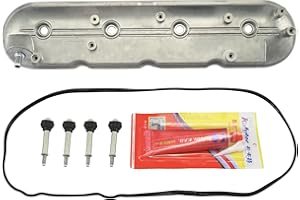 FRONEZER Driver Side Valve Cover with Gasket, Bolts Compatible with 1999-2010 Chevy Silverado, Suburban, Tahoe, Trailblazer, GMC Sierra, Yukon Cadillac Escalade, Pontiac 4.8L 5.3L 5.7L 6.0L 6.2L Part# 264-965