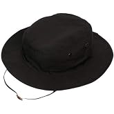 Tru-Spec Gen-II Adjustable Boonie Hat - Military Standard Issue - Adjustable Strap - 65/35 Polyester/Cotton Rip-Stop - OSFM