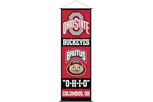 WINCRAFT Ohio State Buckeyes Banner and Scroll Sign