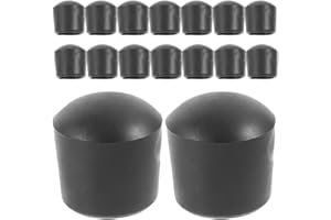 TOVINANNA Foosball Table Accessories 16Pcs Plastic End Caps for 16Mm Rods Rod Covers for Foosball Game Tables
