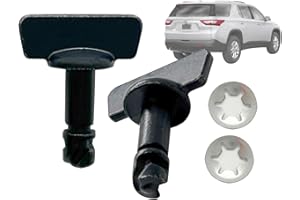 KAP AUTO PARTS KAP Replacement for Zinc Alloy Bolts 2015-2024 Yukon Denali Tahoe Traverse Hitch Cover 2-PC Pack 11612235 11612237